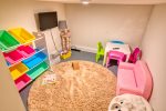 Kids Play Room under the Upstairs Steps